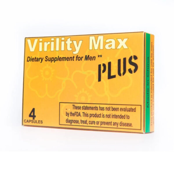 VIRILITY MAX PLUS potencianövelő kapszula (4 db)