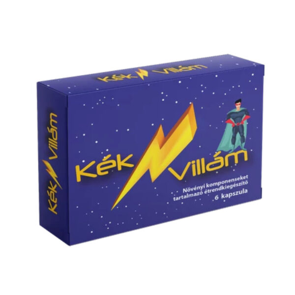 KÉK VILLÁM - 6 DB