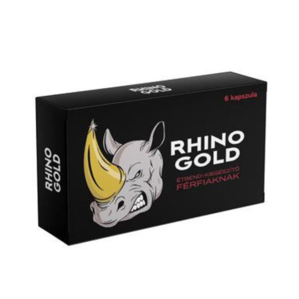 RHINO GOLD potencianövelő kapszula (6 db)