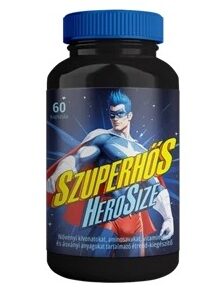 SZUPERHŐS HERO SIZE kúraszerű potencianövelő kapszula (60 db)